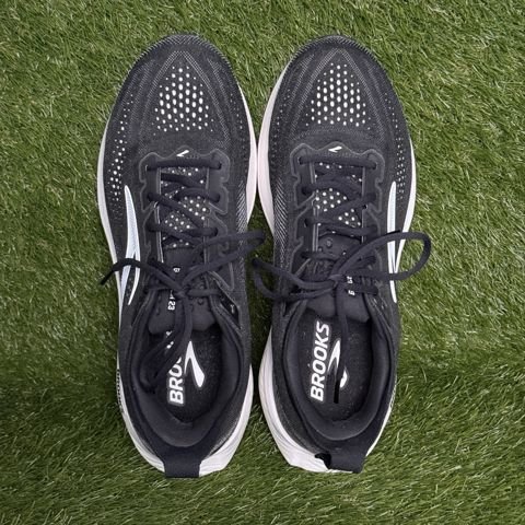 Brooks Glycerin 23 Mens Size 12 2E Wide Black White Cushioned Running Shoes photo 6