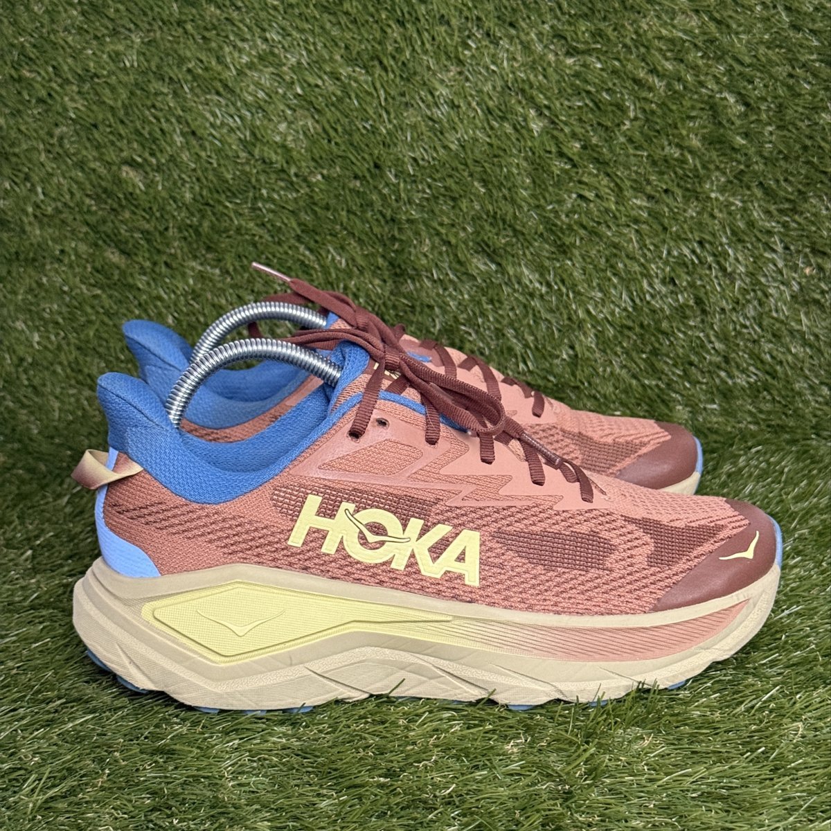 Hoka Challenger 8 Mens Size 9 D Rust Blue Trail Running Shoes 1168716