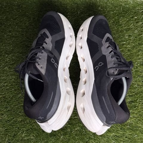 On Cloudrunner 2 Mens Size 11.5 Black White Supportive Running Shoes photo 5