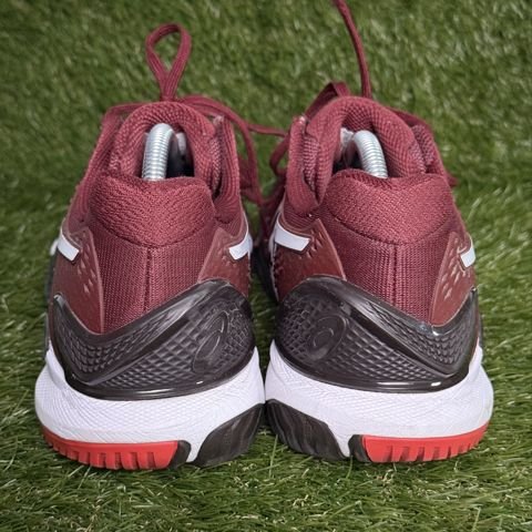 Asics Gel-Resolution 9 Mens Size 11 Burgundy White Tennis Shoes 1041A330 photo 4
