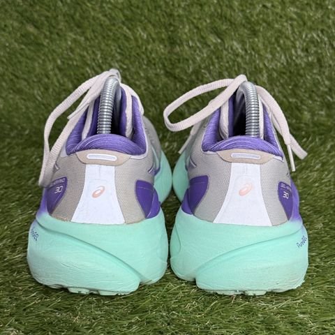 Asics Gel-Kayano 30 Womens Size 9.5 White Purple Mint Stability Running 1012B614 photo 4