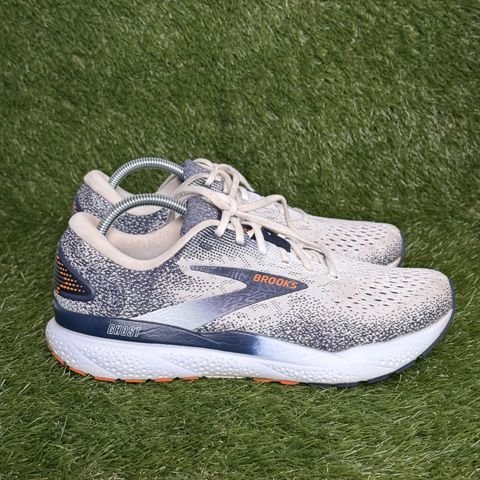 Brooks Ghost 16 Mens Size 10 D Sand Navy Orange Cushioned Running Shoes photo 1