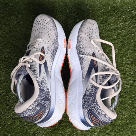 Brooks Ghost 16 Mens Size 10 D Sand Navy Orange Cushioned Running Shoes photo 5