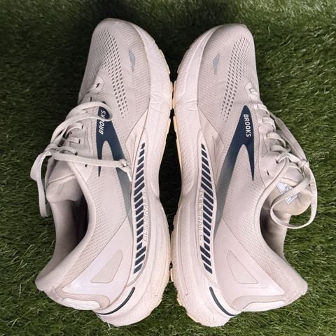 Brooks Adrenaline GTS 22 Mens Size 15 D White Navy Stability Running Shoes photo 5
