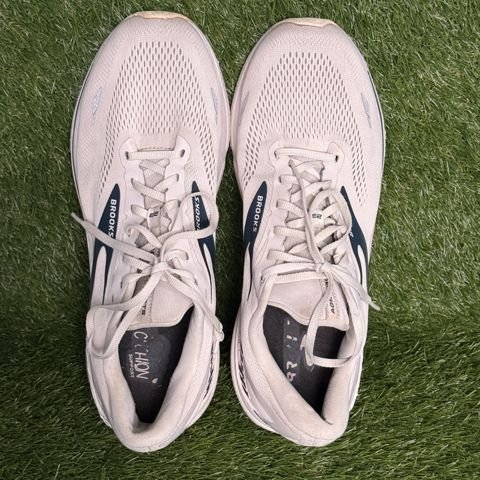 Brooks Adrenaline GTS 22 Mens Size 15 D White Navy Stability Running Shoes photo 6
