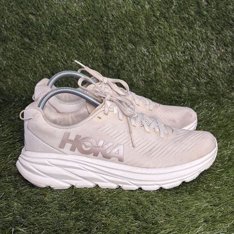 Hoka Rincon 3 Womens Size 9.5 B Cream Lightweight Running Shoes 1119396 photo 1