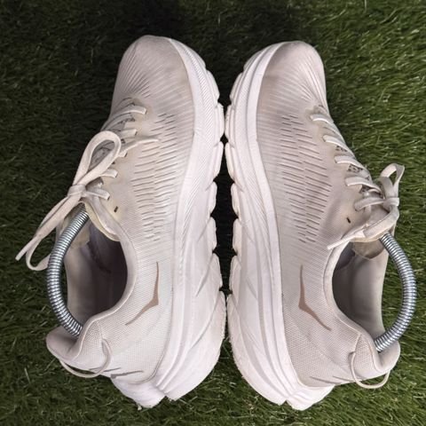 Hoka Rincon 3 Womens Size 9.5 B Cream Lightweight Running Shoes 1119396 photo 5