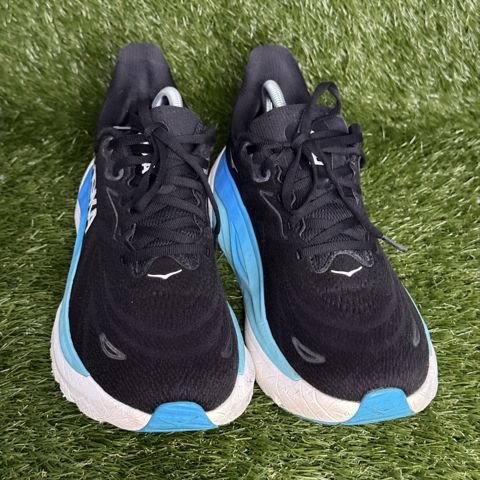 Hoka Arahi 8 Mens Size 9.5 D Black Blue Stability Running Shoes 1168690 photo 2