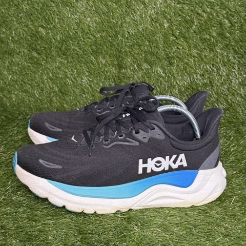 Hoka Arahi 8 Mens Size 9.5 D Black Blue Stability Running Shoes 1168690 photo 3