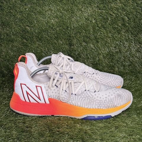 New Balance FuelCell 100x Mens Size 12 White Orange Training Shoes MXM100RW