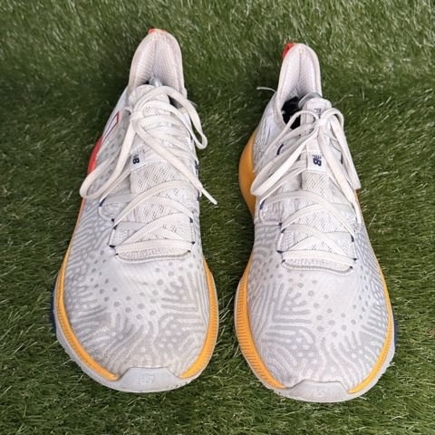 New Balance FuelCell 100x Mens Size 12 White Orange Training Shoes MXM100RW photo 2