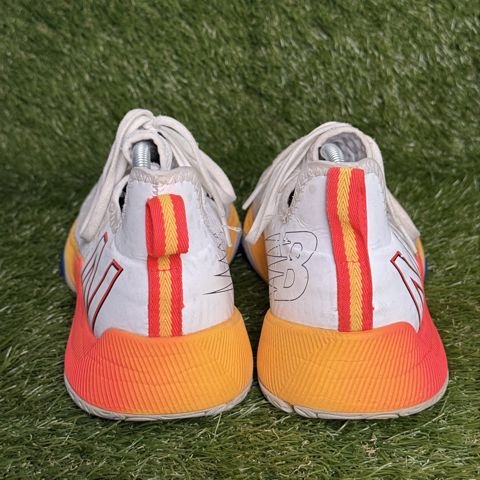 New Balance FuelCell 100x Mens Size 12 White Orange Training Shoes MXM100RW photo 4