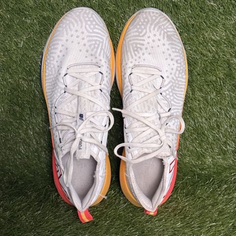 New Balance FuelCell 100x Mens Size 12 White Orange Training Shoes MXM100RW photo 6