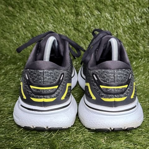 Brooks Ghost 15 Mens Size 9.5 D Gray Black Yellow Running Shoes 1103931D096 photo 4