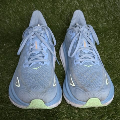 Hoka Clifton 9 Wide Mens Size 11.5 2E Light Blue Running Shoes 1132210 photo 2