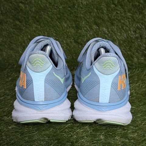 Hoka Clifton 9 Wide Mens Size 11.5 2E Light Blue Running Shoes 1132210 photo 4