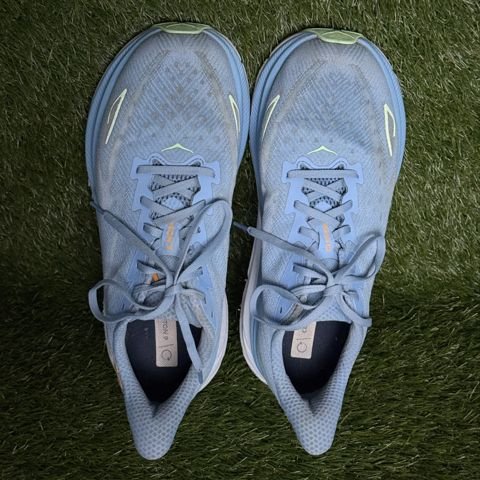 Hoka Clifton 9 Wide Mens Size 11.5 2E Light Blue Running Shoes 1132210 photo 6