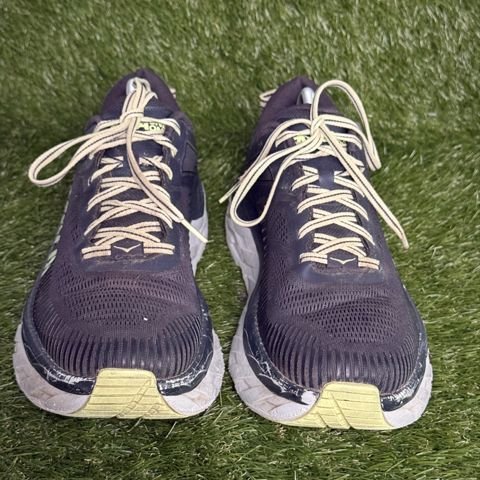 Hoka Bondi 7 Mens Size 11 D Dark Gray Max Cushion Running Shoes 1110518 photo 3