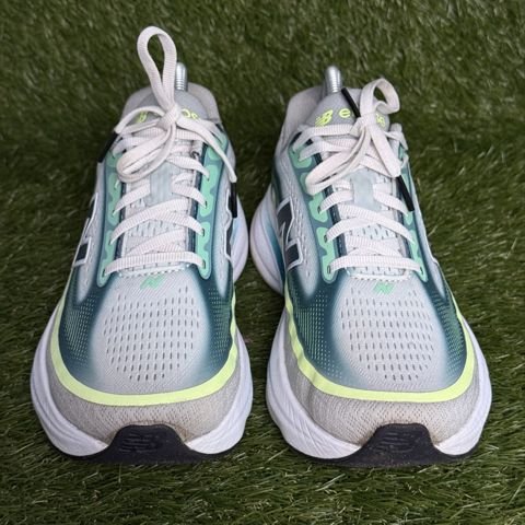 New Balance Ellipse v1 Mens Size 7 Gray Teal Lime Fresh Foam Running Shoes photo 2