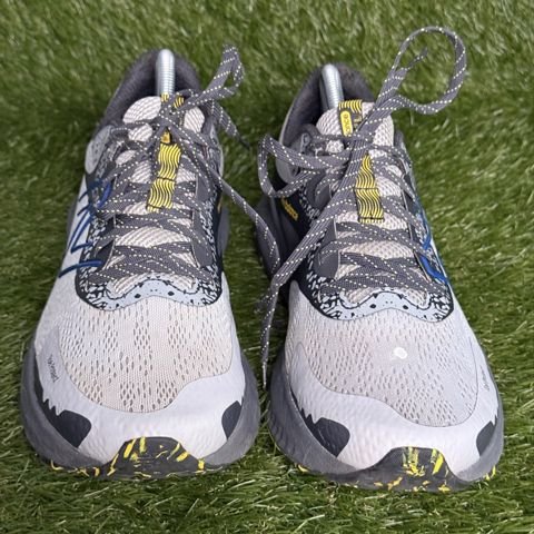 New Balance DynaSoft Nitrel v5 Mens Size 9.5 D Gray Blue Trail Shoes MTNTRLL5 photo 2