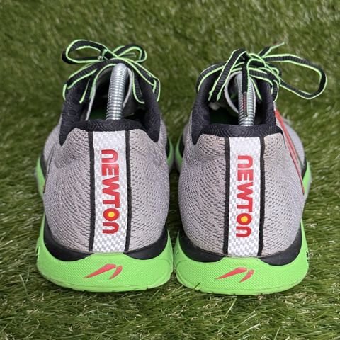 Newton Distance 5 Mens Size 11 Silver Green Red Running Jogging Shoes M000516 photo 4