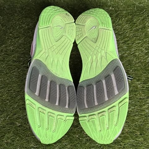 Newton Distance 5 Mens Size 11 Silver Green Red Running Jogging Shoes M000516 photo 7