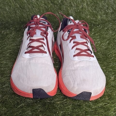 Altra Rivera Mens Size 10 White Coral Lightweight Road Running Shoes AL0A4VQL photo 2