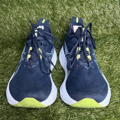 Asics Gel-Nimbus 26 Mens Size 11 Navy Lime Cushioned Running Shoes 1011B794 photo 2