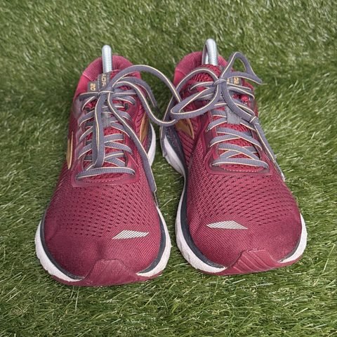 Brooks Adrenaline GTS 20 Womens Size 10 B Burgundy Gold Stability Running Shoes photo 2