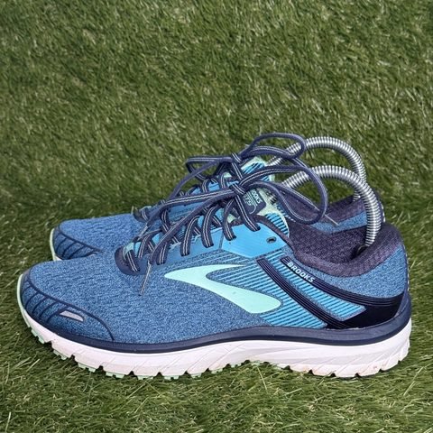 Brooks Adrenaline GTS 18 Womens Size 8.5 B Blue Mint Stability Running Shoes photo 3