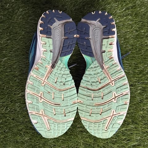 Brooks Adrenaline GTS 18 Womens Size 8.5 B Blue Mint Stability Running Shoes photo 8