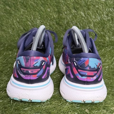 Brooks Ghost 15 Womens Size 8 B Navy Pink Camo Print Cushioned Running Shoes photo 4
