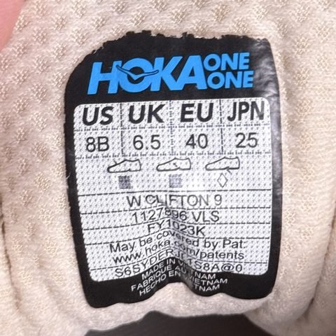 Hoka Clifton 9 Womens Size 8 B Vanilla Cushioned Running Shoes 1127896 VLS photo 8