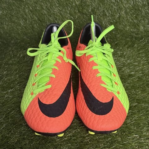 Nike Hypervenom Phelon III FG Mens Size 12 Volt Orange Soccer Cleats 852556-308 photo 2