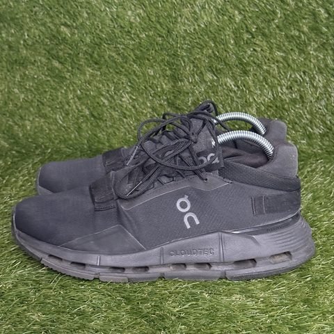 On Cloudnova 2 Mens Size 8.5 All Black Lifestyle Running Sneakers photo 3