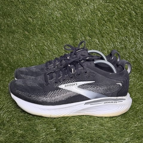 Brooks Adrenaline GTS 25 Mens Size 10 2E Wide Black White Running Shoes 1104542E photo 3