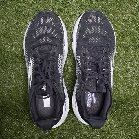 Brooks Adrenaline GTS 25 Mens Size 10 2E Wide Black White Running Shoes 1104542E photo 6