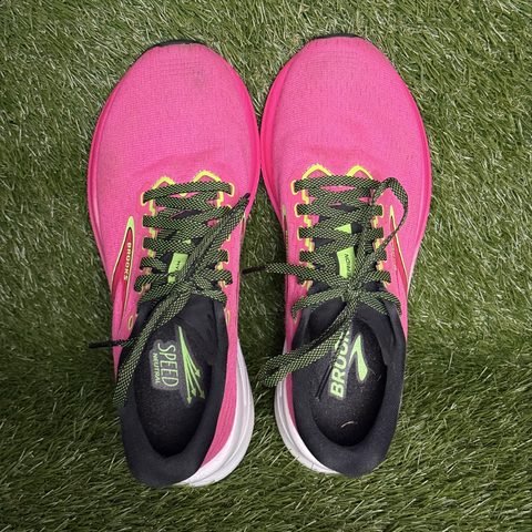 Brooks Hyperion Womens Size 8 B Pink Lime Lightweight Running Shoes 1203961B661 photo 6