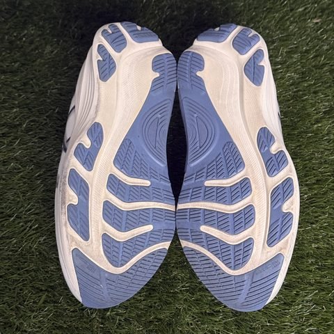 Asics Gel-Kayano 32 Mens Size 9 Cream Blue Stability Running Shoes 1011C203 photo 7