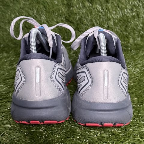 Brooks Ghost 14 Mens Size 9.5 D Gray Blue Coral Cushioned Running Shoes photo 4