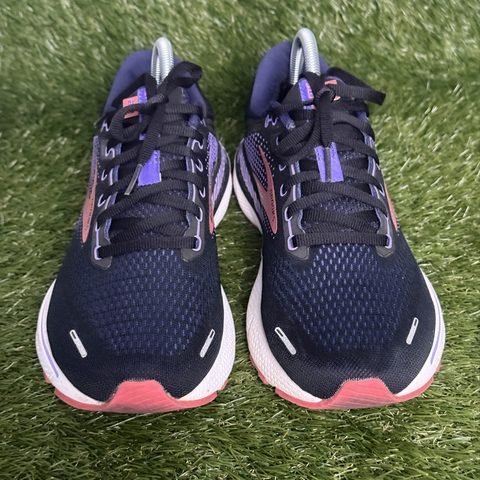 Brooks Adrenaline GTS 22 Womens Size 9.5 D Wide Navy Purple Coral Running Shoes photo 2