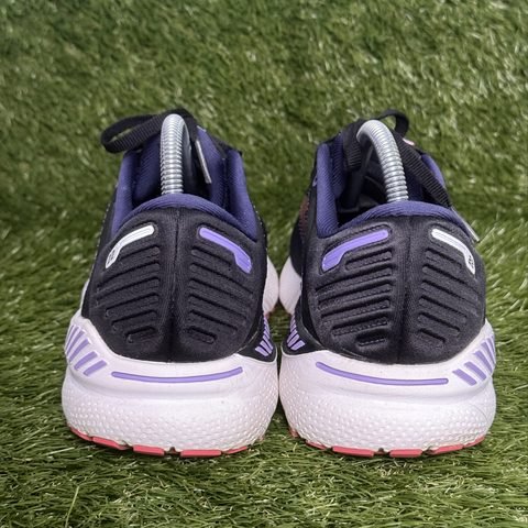 Brooks Adrenaline GTS 22 Womens Size 9.5 D Wide Navy Purple Coral Running Shoes photo 4