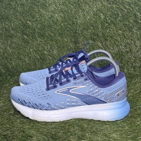 Brooks Glycerin 20 Womens Size 8.5 B Blue Peach Cushioned Running Shoes photo 3