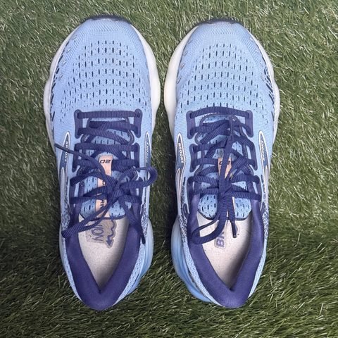 Brooks Glycerin 20 Womens Size 8.5 B Blue Peach Cushioned Running Shoes photo 6