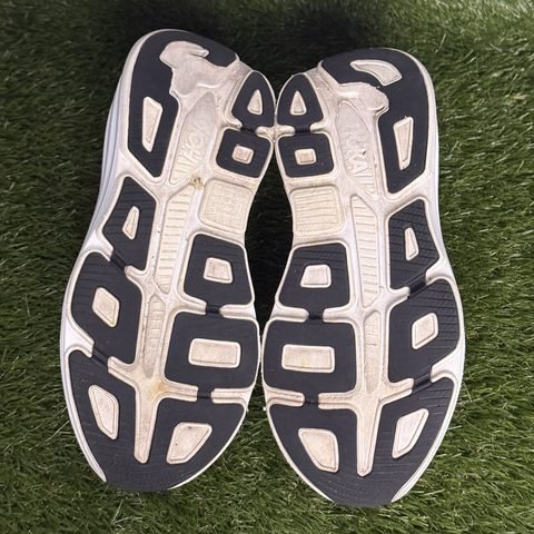 Hoka Bondi 9 Womens Size 10 B Black White Max Cushion Running Shoes 1162012 photo 7