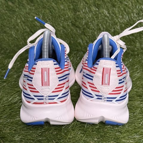 Saucony Ride 15 Womens Size 9 Red White Blue Stripe Running Shoes S10729-76 photo 4