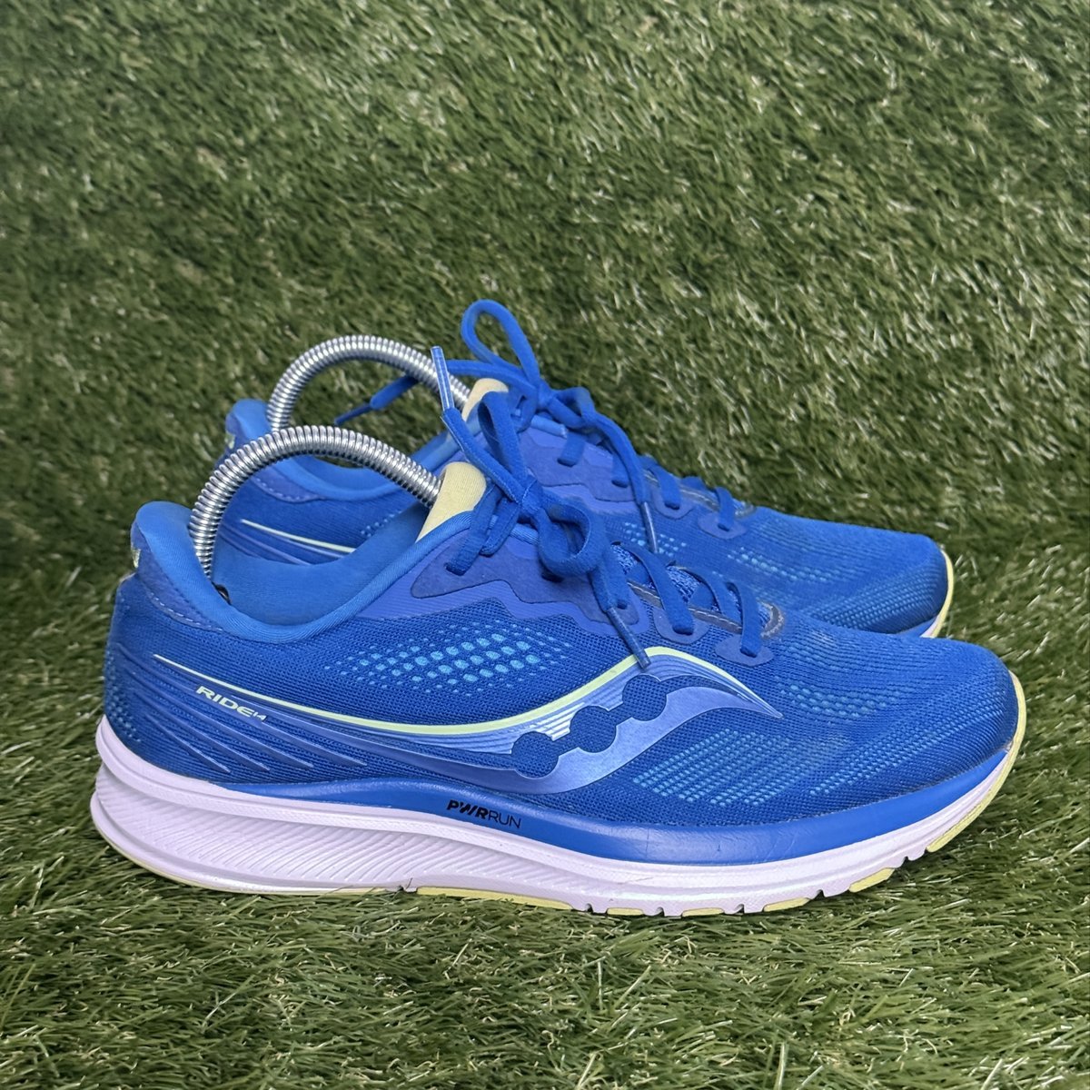 Saucony Ride 14 Womens Size 9.5 Blue Cushioned Running Shoes S10650-130