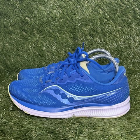 Saucony Ride 14 Womens Size 9.5 Blue Cushioned Running Shoes S10650-130 photo 3