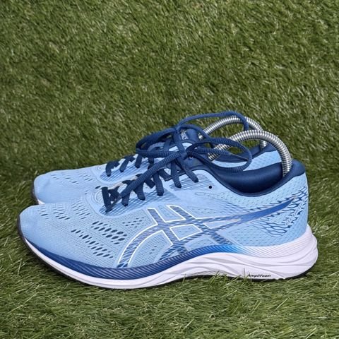 Asics Gel-Excite 6 Womens Size 9 Light Blue Navy Running Shoes 1012A150 photo 3