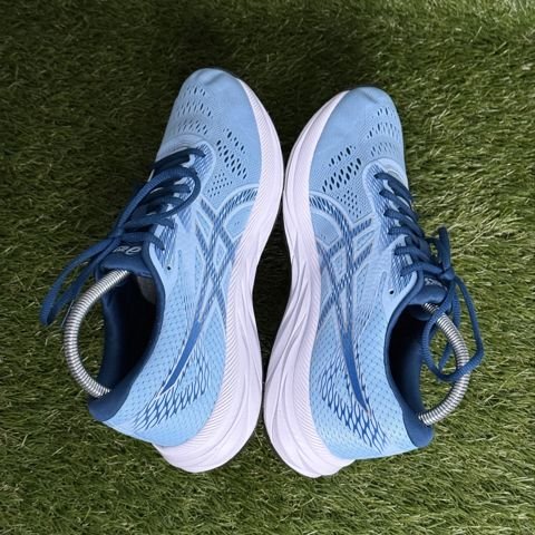 Asics Gel-Excite 6 Womens Size 9 Light Blue Navy Running Shoes 1012A150 photo 5